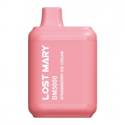 LOST MARY BM - Клубничное Мороженое (Strawberry Ice Cream, 5000 затяжек)