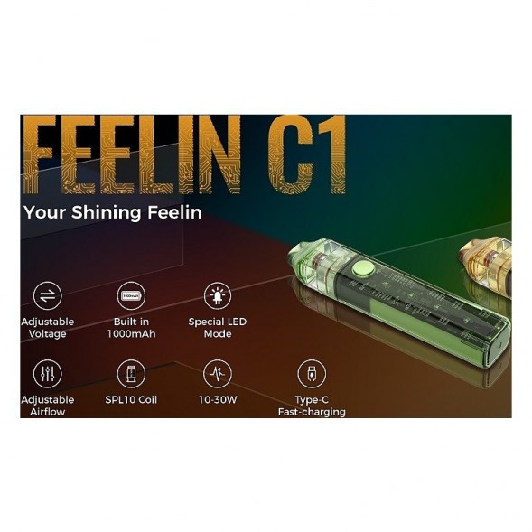 Электронная сигарета Brusko - Feelin C1 (Розовый)