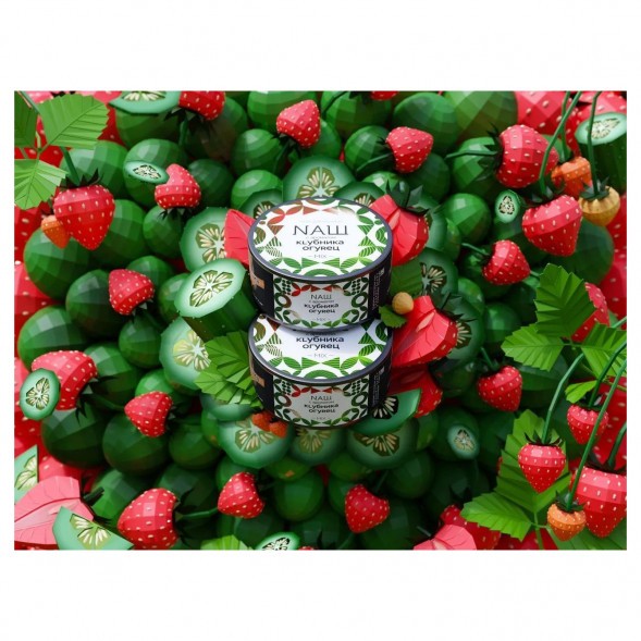 Табак NАШ WHITE - Клубника Огурец (40 грамм)