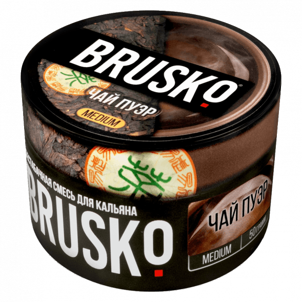 Смесь Brusko Medium - Чай Пуэр (50 грамм)