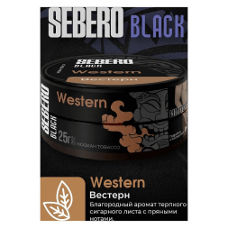 Табак Sebero Black - Western (Вестерн, 200 грамм)