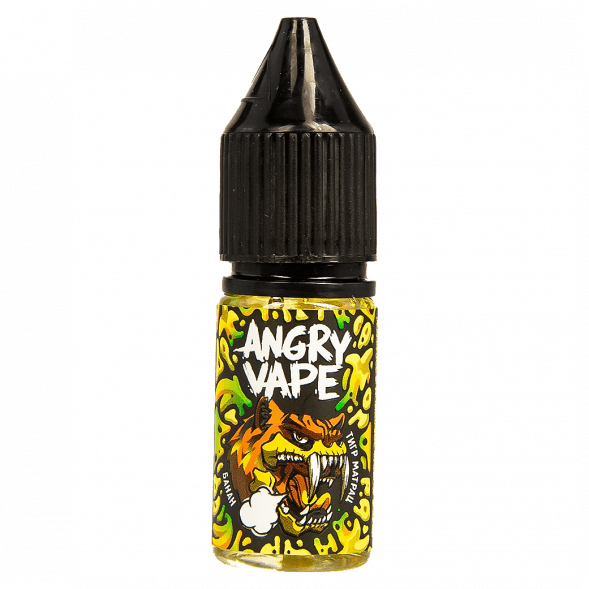 Жидкость Angry Vape Salt - Тигр Матрац (Банан, 10 мл, 2 мг)