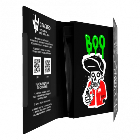 Табак Хулиган - BOO (Яблоко и Гранат, 25 грамм)