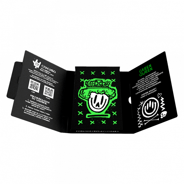 Табак Хулиган - Green Queen (Мятный Чай с Мёдом, 25 грамм)