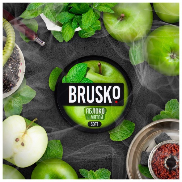 Смесь Brusko Medium - Яблоко с Мятой (50 грамм)