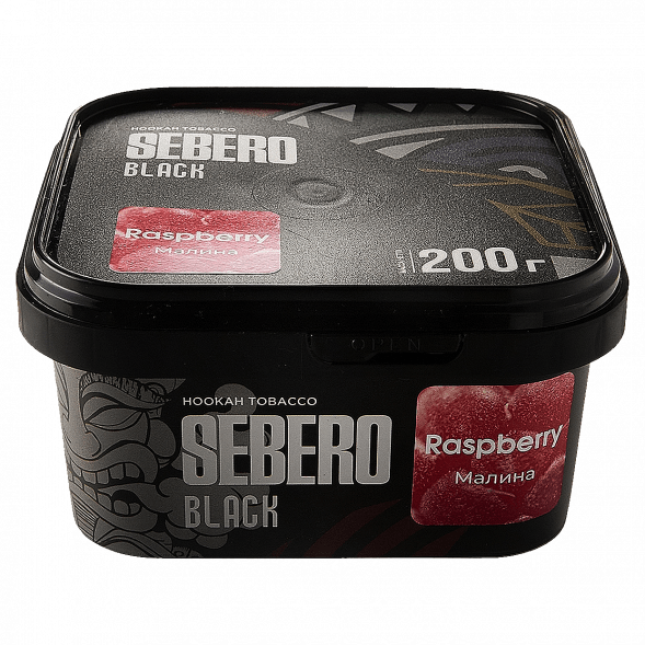 Табак Sebero Black - Raspberry (Малина, 200 грамм)
