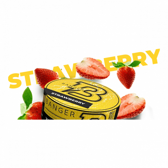Табак Banger - Strawberry (Клубника, 100 грамм)