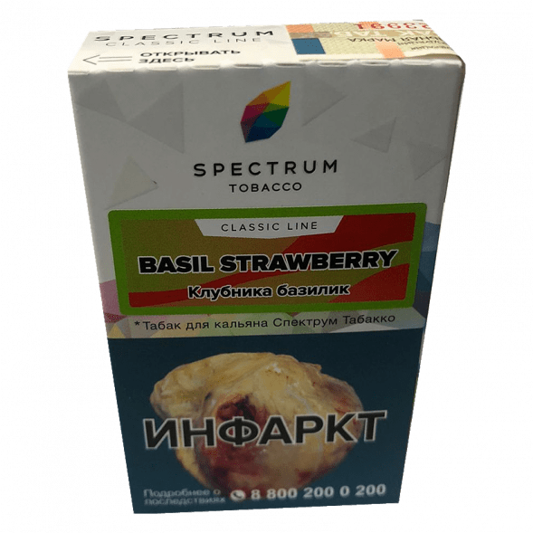 Табак Spectrum - Basil Strawberry (Клубника Базилик, 25 грамм)