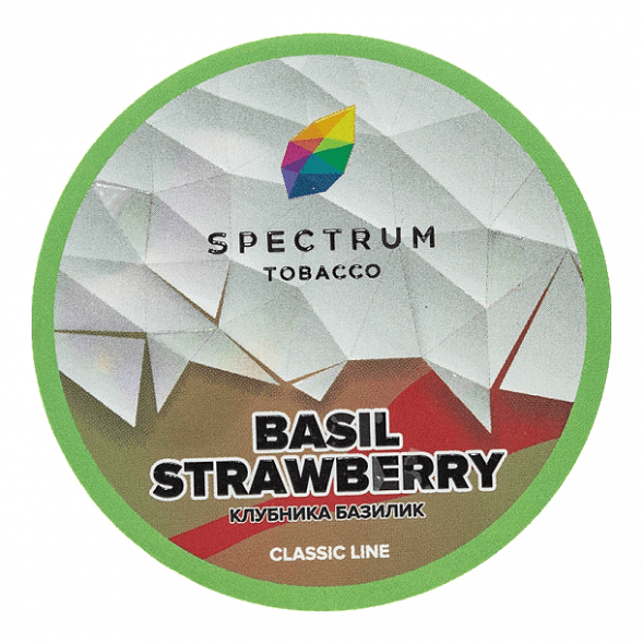 Табак Spectrum - Basil Strawberry (Клубника Базилик, 25 грамм)
