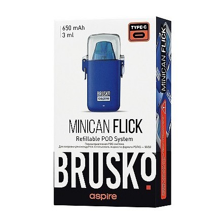 Электронная сигарета Brusko - Minican Flick (Синий)