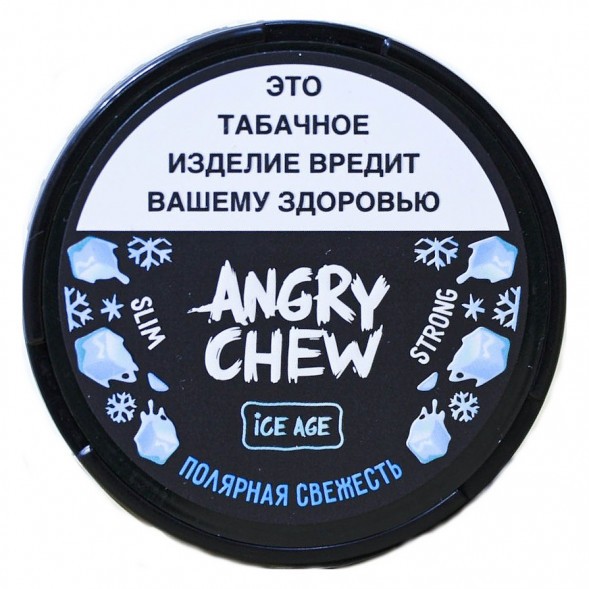 Табак жевательный Angry Chew Slim Strong - Полярная Свежесть (12 грамм)