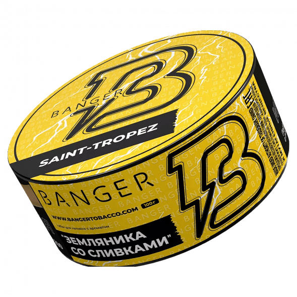 Табак Banger - Saint-Tropez (Земляника со Сливками, 100 грамм)