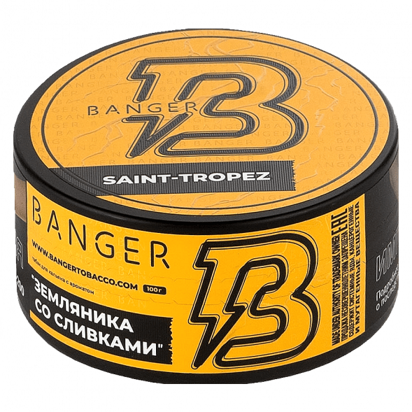 Табак Banger - Saint-Tropez (Земляника со Сливками, 100 грамм)