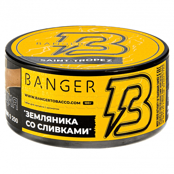 Табак Banger - Saint-Tropez (Земляника со Сливками, 100 грамм)