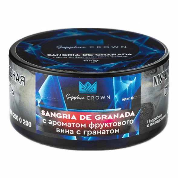 Табак Sapphire Crown - Sangria de Granada (Фруктовое Вино с Гранатом, 25 грамм)