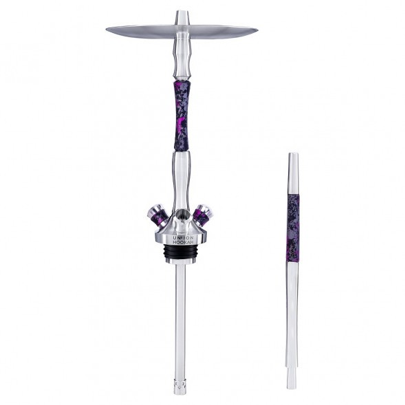 Кальян UNION - Fibonacci Оксид (Фиолетовый, Без Колбы)