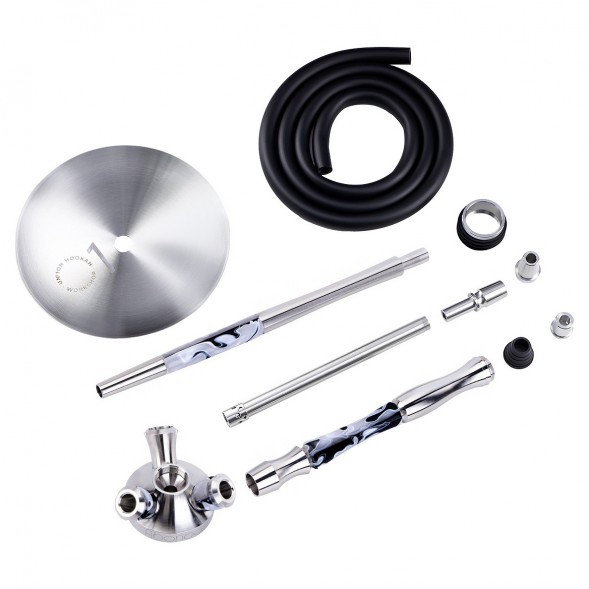 Кальян UNION - Fibonacci Акрил Чёрный II (Без Колбы)