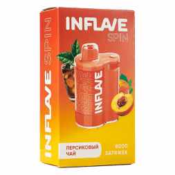 INFLAVE SPIN - Персиковый Чай (8000 затяжек)