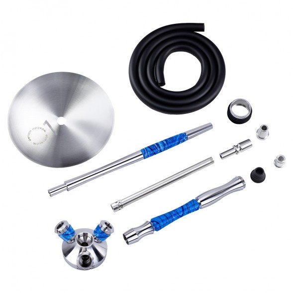 Кальян UNION - Fibonacci Акрил Голубой II (Без Колбы)