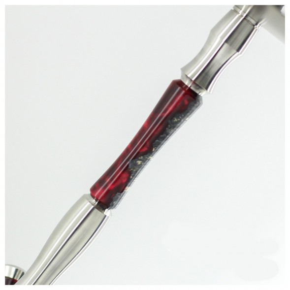 Кальян UNION - Fibonacci Гибрид (Чёрно-Красный, Без Колбы)