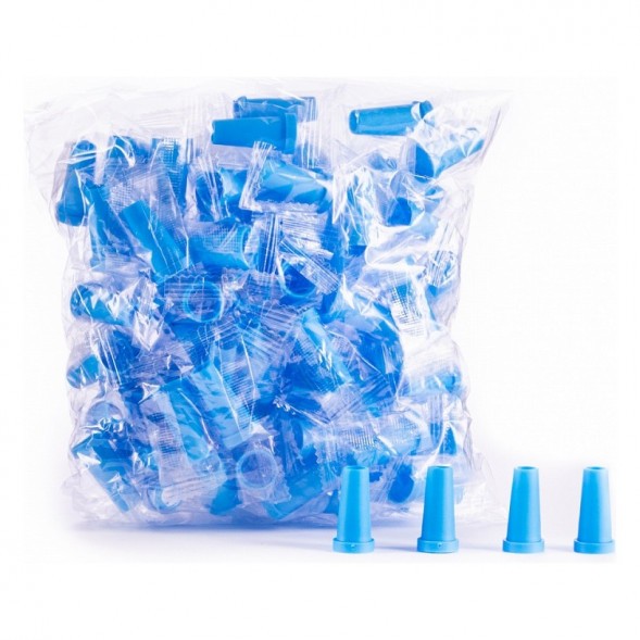 Мундштуки Одноразовые - Голубые