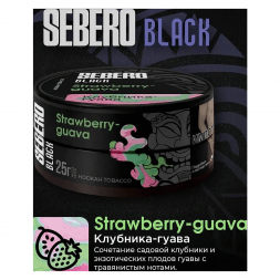 Табак Sebero Black - Strawberry Guava (Клубника и Гуава, 100 грамм)