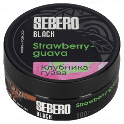 Табак Sebero Black - Strawberry Guava (Клубника и Гуава, 100 грамм)
