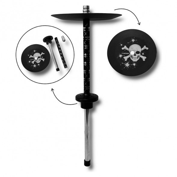 Кальян Tortuga - Бриг Scull (Без Колбы)