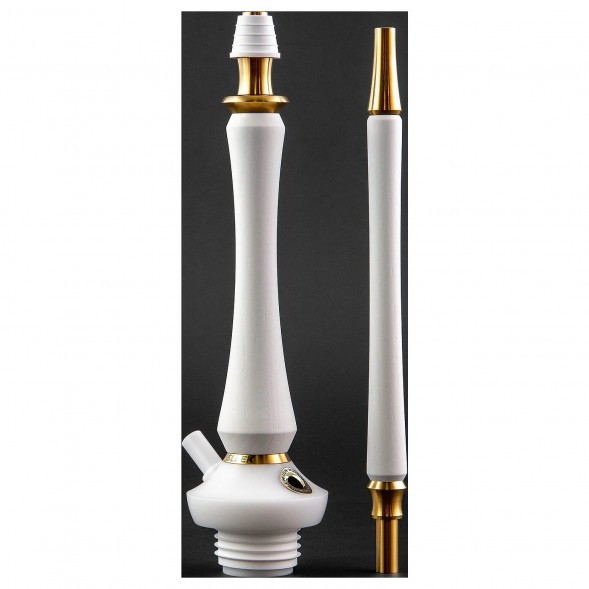 Кальян UNION - Sleek PVD White (Белый, Без Колбы)