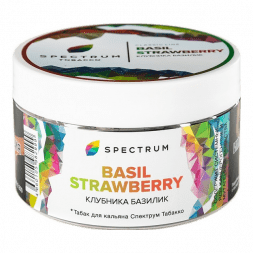 Табак Spectrum - Basil Strawberry (Клубника Базилик, 200 грамм)