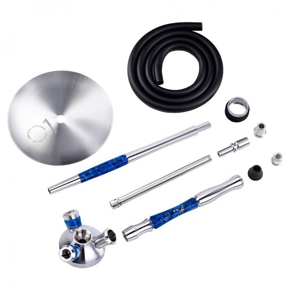 Кальян UNION - Fibonacci Гибрид (Синий, Без Колбы)