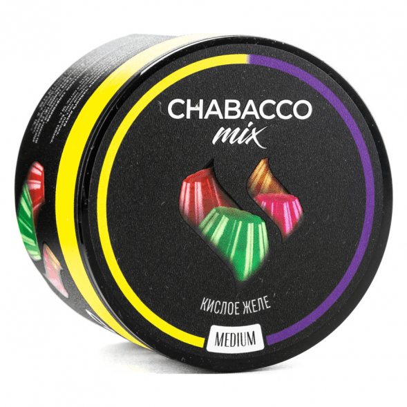 Смесь Chabacco MIX MEDIUM - Sour Jelly 2.0 (Кислое Желе 2.0, 40 грамм)