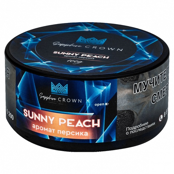 Табак Sapphire Crown - Sunny Peach (Персик, 100 грамм)