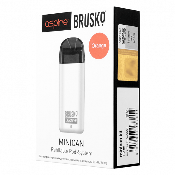 Электронная сигарета Brusko - Minican (350 mAh, Оранжевый)