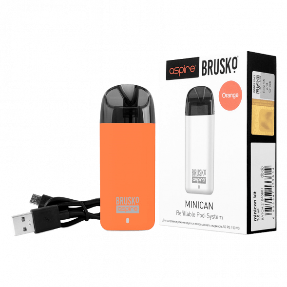 Электронная сигарета Brusko - Minican (350 mAh, Оранжевый)