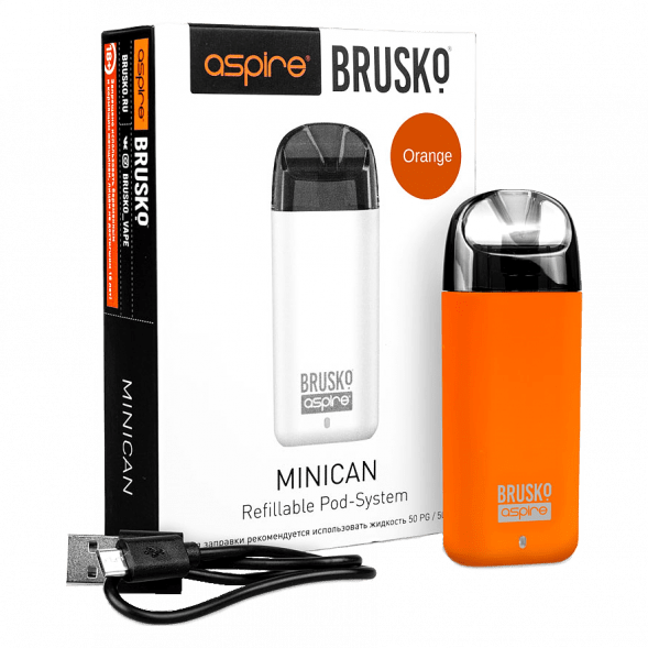 Электронная сигарета Brusko - Minican (350 mAh, Оранжевый)