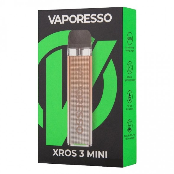 Электронная сигарета Vaporesso XROS 3 Mini - Phantom Gold