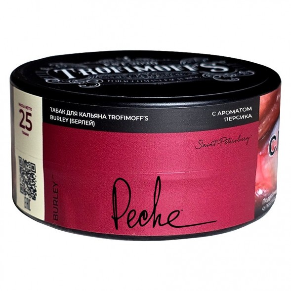Табак Trofimoff&amp;#039;s Burley - Peche (Персик, 25 грамм)