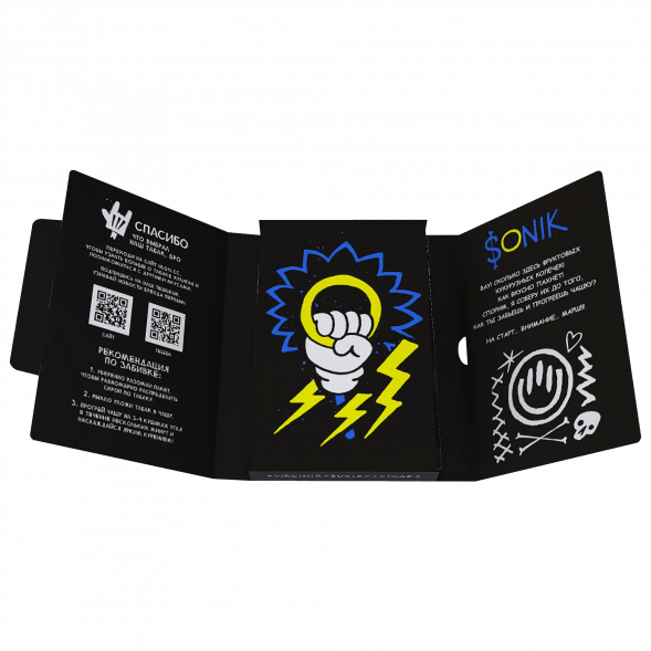 Табак Хулиган - Sonik (Фруктовые Кукурузные Колечки, 25 грамм)