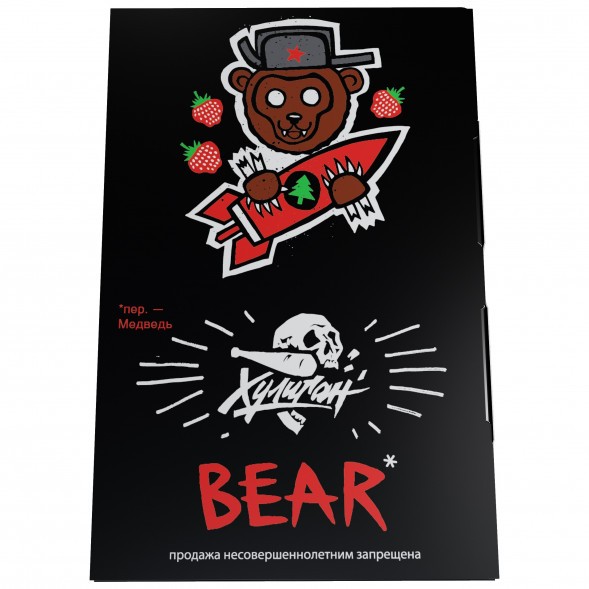 Табак Хулиган - BEAR (Клубника с Ёлкой, 25 грамм)