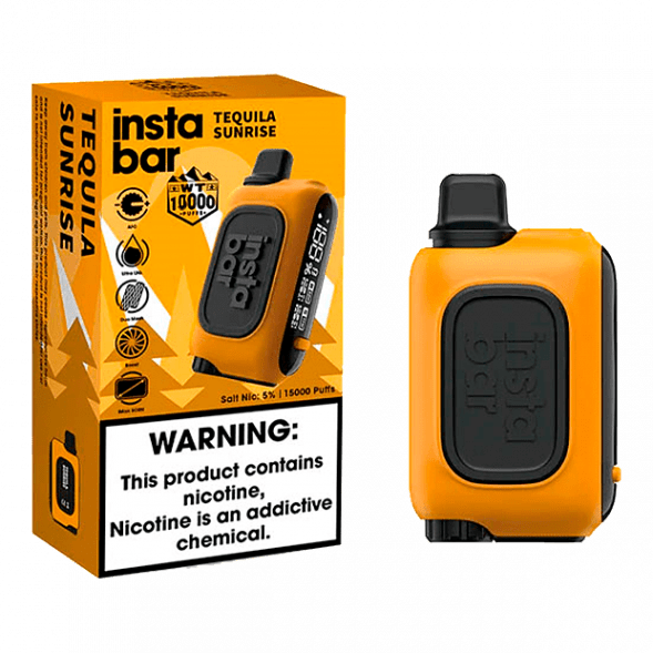PLONQ INSTABAR WT - Текила Cанрайз (Tequila Sunrise, 10000 затяжек)