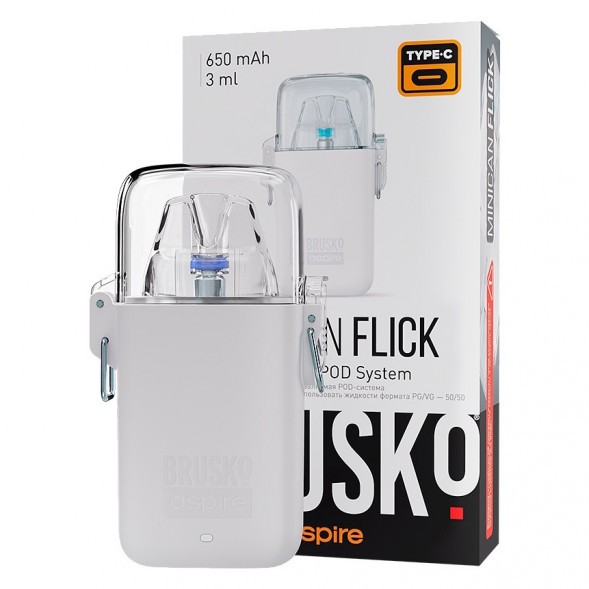 Электронная сигарета Brusko - Minican Flick (Белый)