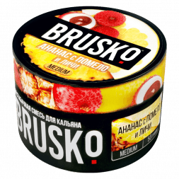 Смесь Brusko Medium - Ананас с Помело и Личи (50 грамм)
